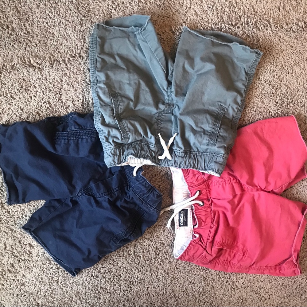 Boys ragged edge pull on shorts